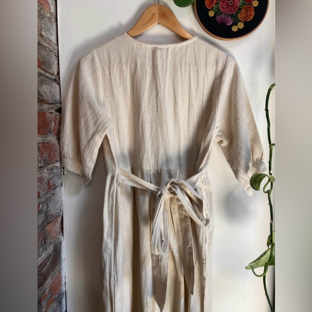 Hand Embroidered Little Cottonwood Trail Dress | NWT | XS - Picture 4 of 6
